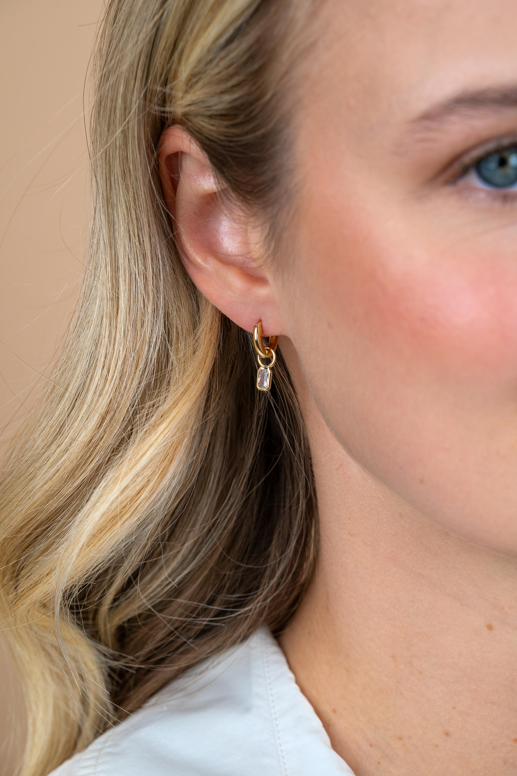 ZINZI zlv.oorbedels gg.verg.rechthoek zirconia