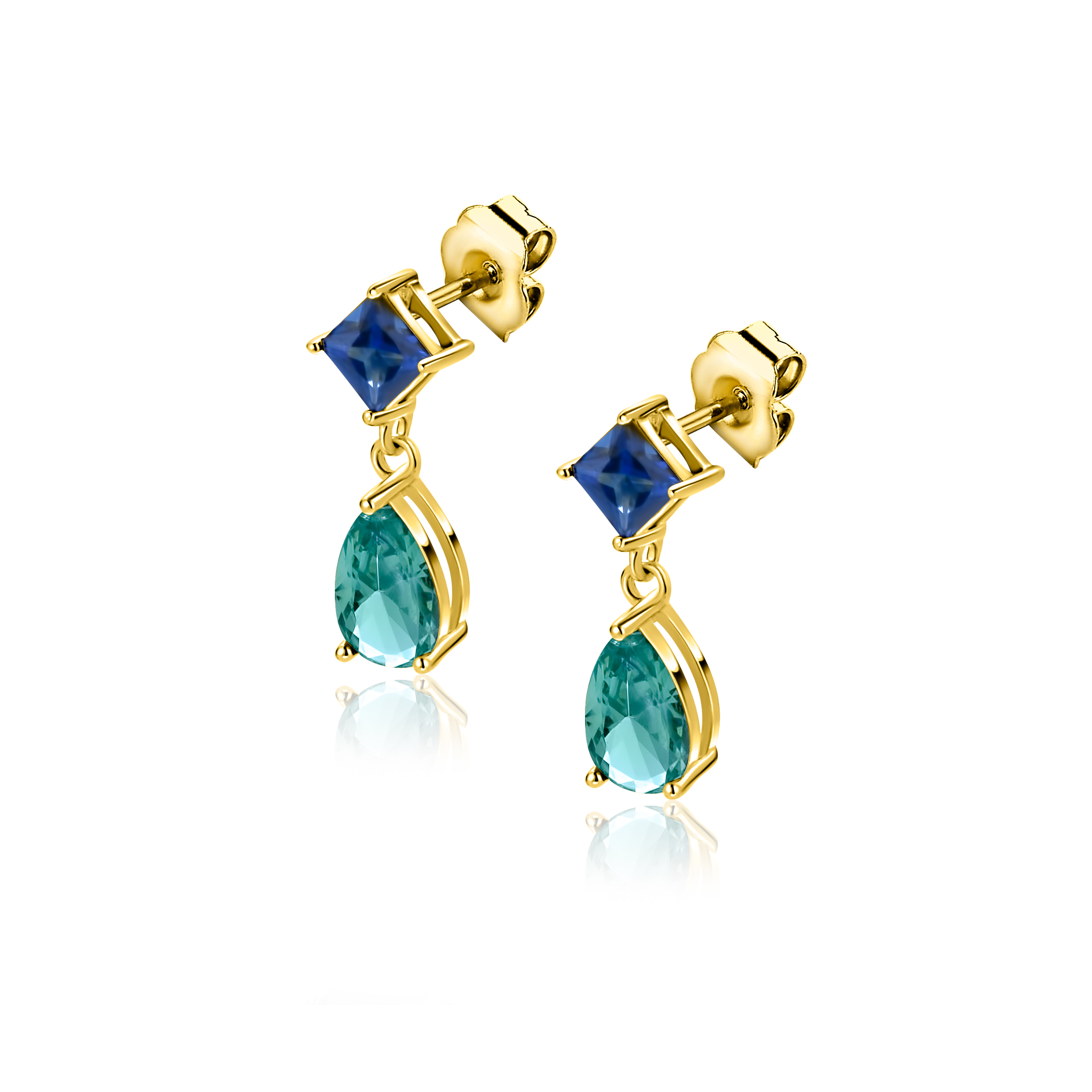 ZINZI zlv. oorstekers gg.verg. peer aqua/VK blauw