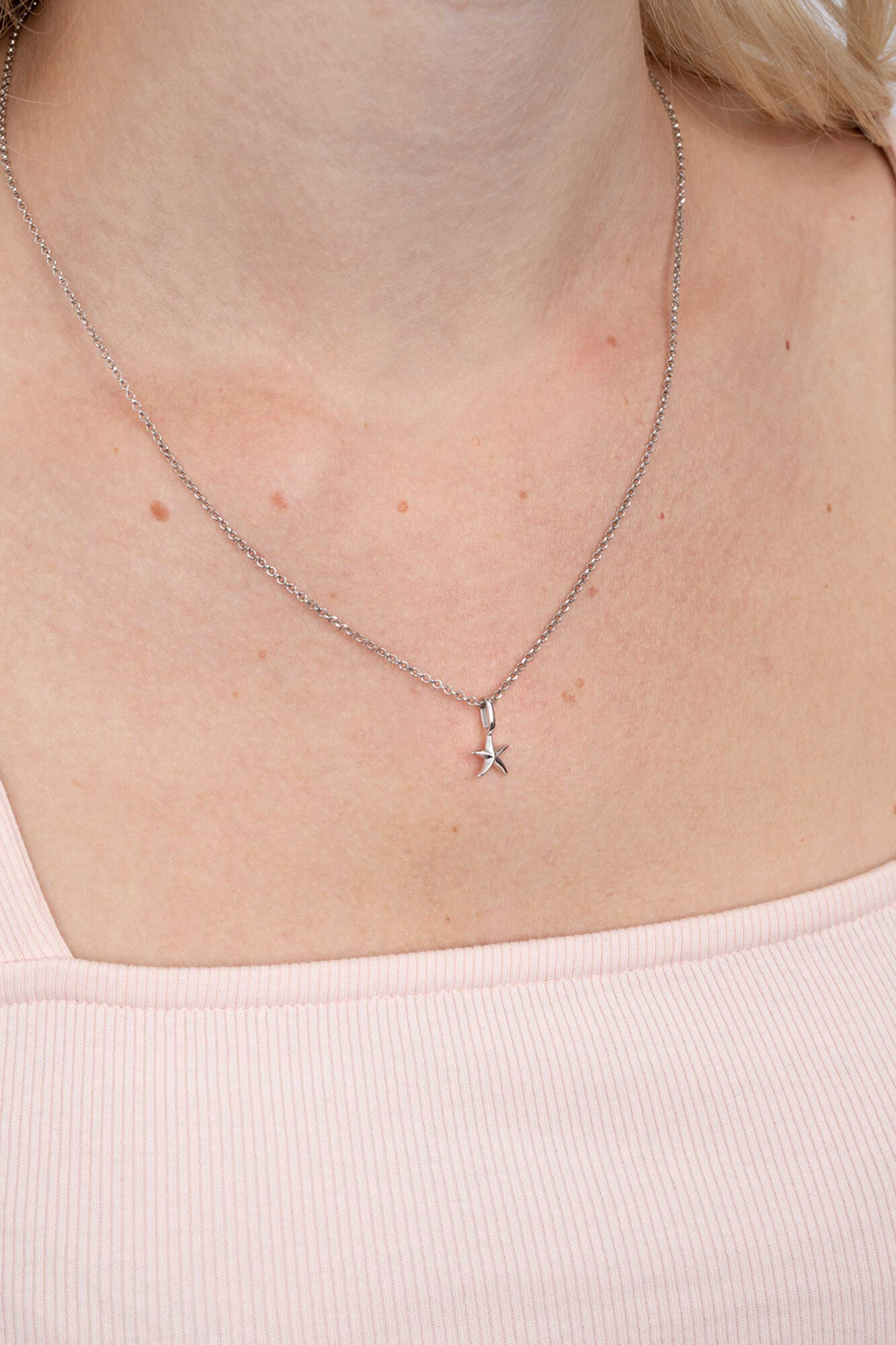 ZINZI Sterling Silver Pendant Starfish ZIH2064