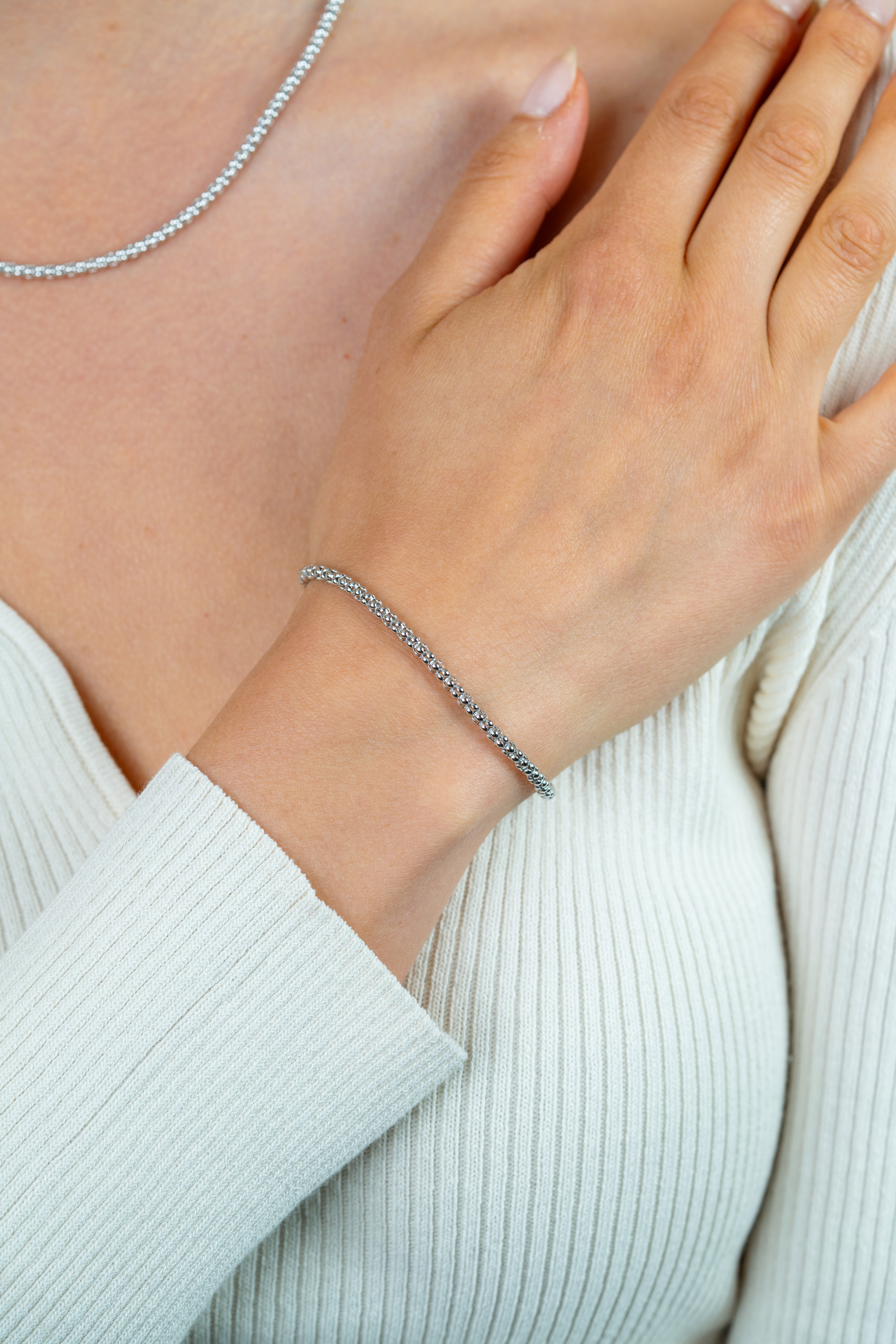 ZINZI Sterling Silver Chain Bracelet 18,5cm ZIA1288