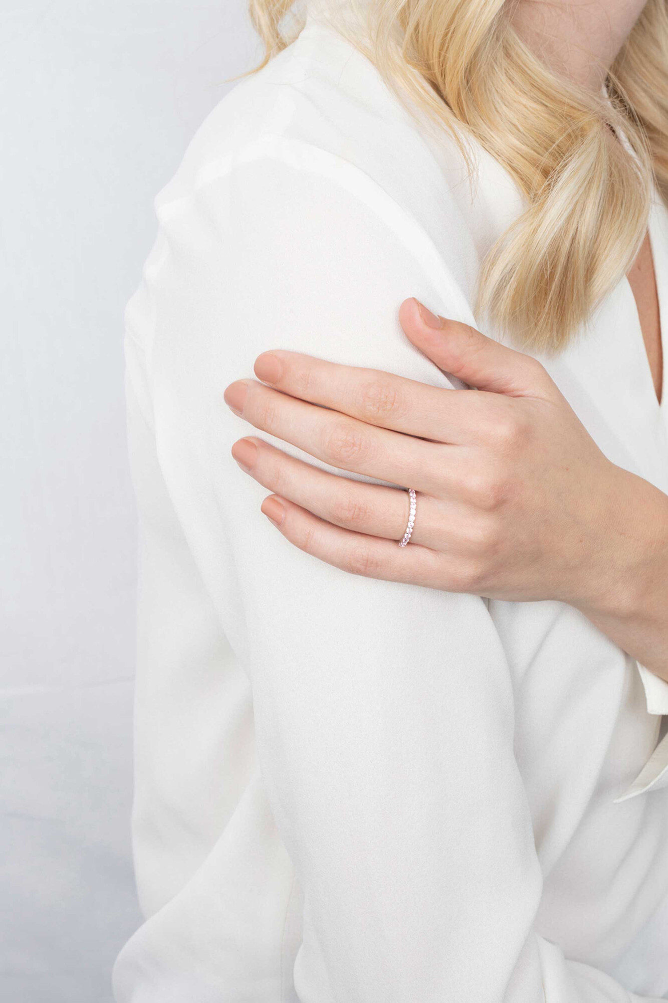 ZINZI Sterling Silver Ring Pink ZIR827R