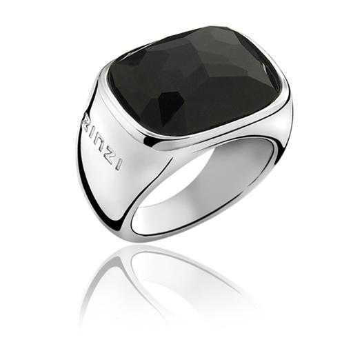 ZINZI Sterling Silver Ring Black ZIR677