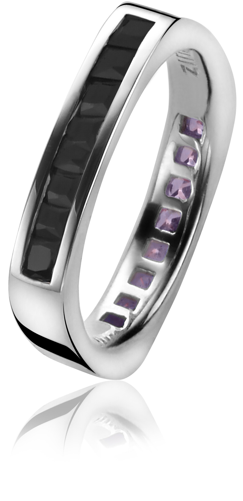 ZINZI Sterling Silver Ring Purple ZIR1157P
