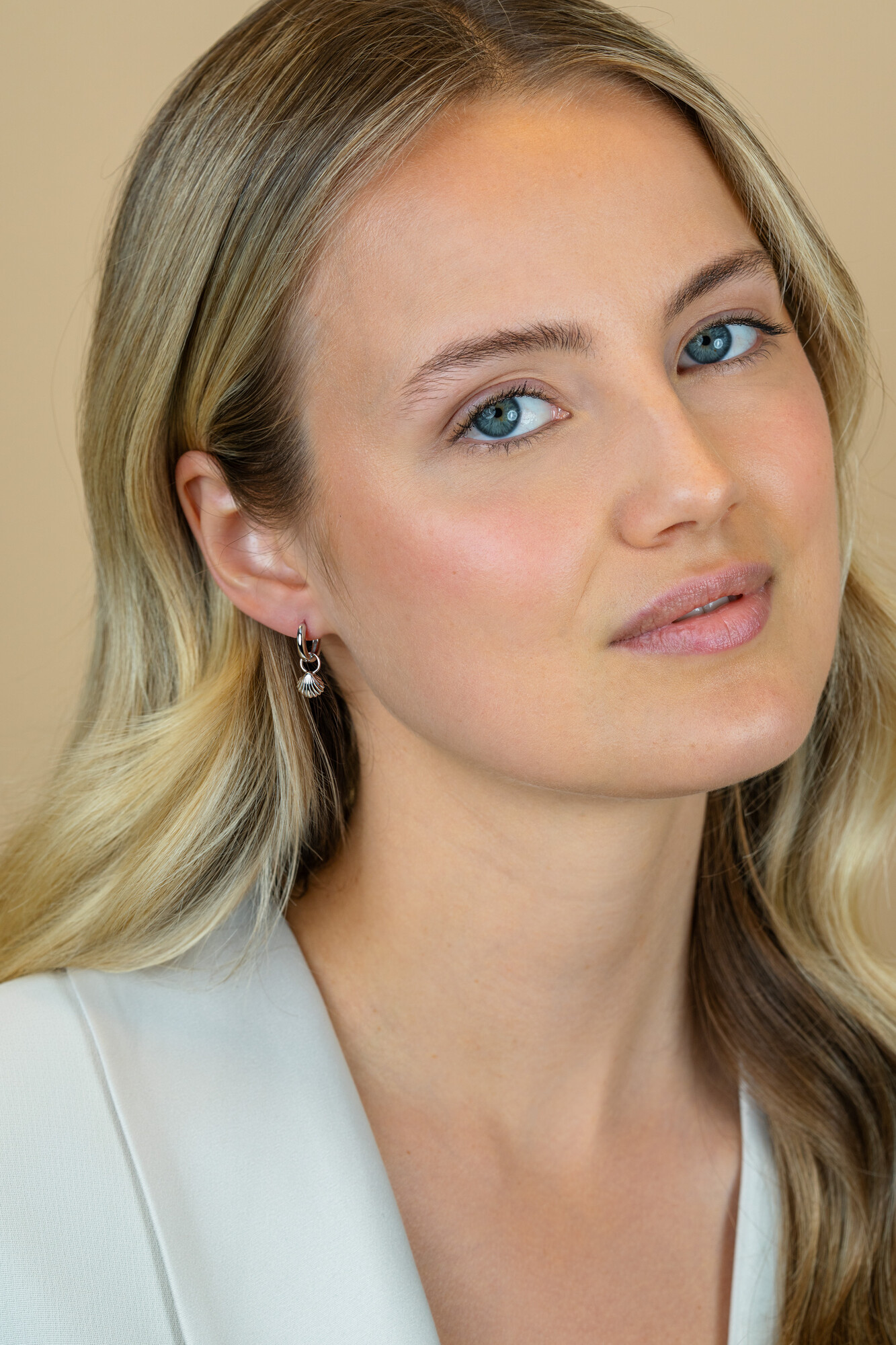 ZINZI zlv. oorbedels schelp