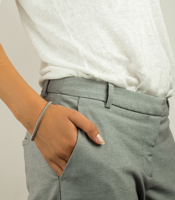 ZINZI Sterling Silver Chain Bracelet 19cm ZIA1057