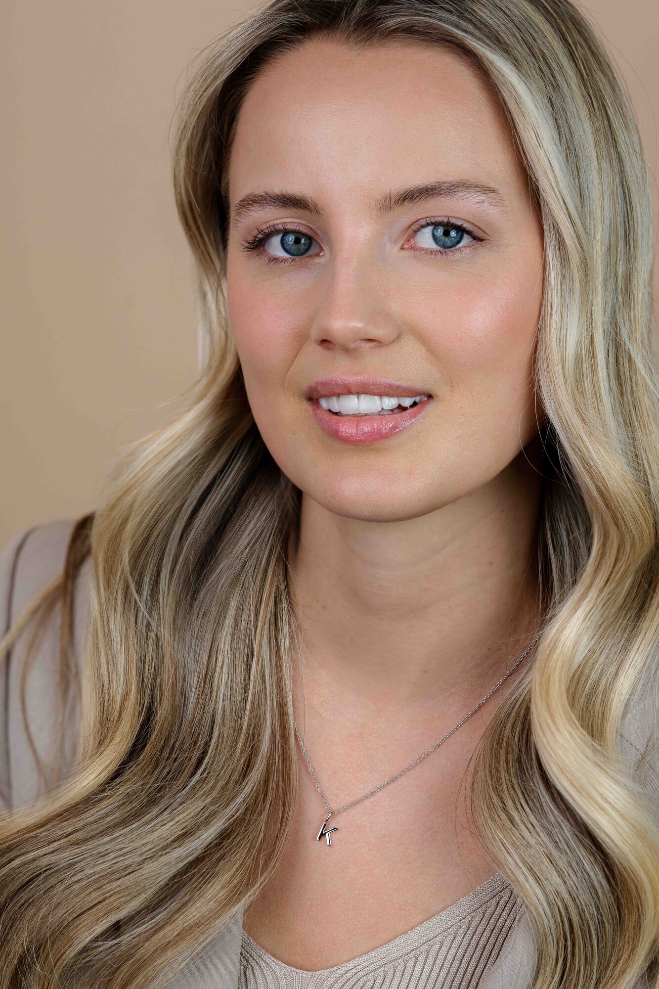 ZINZI Sterling Silver Letter Pendant K ZIH2140K