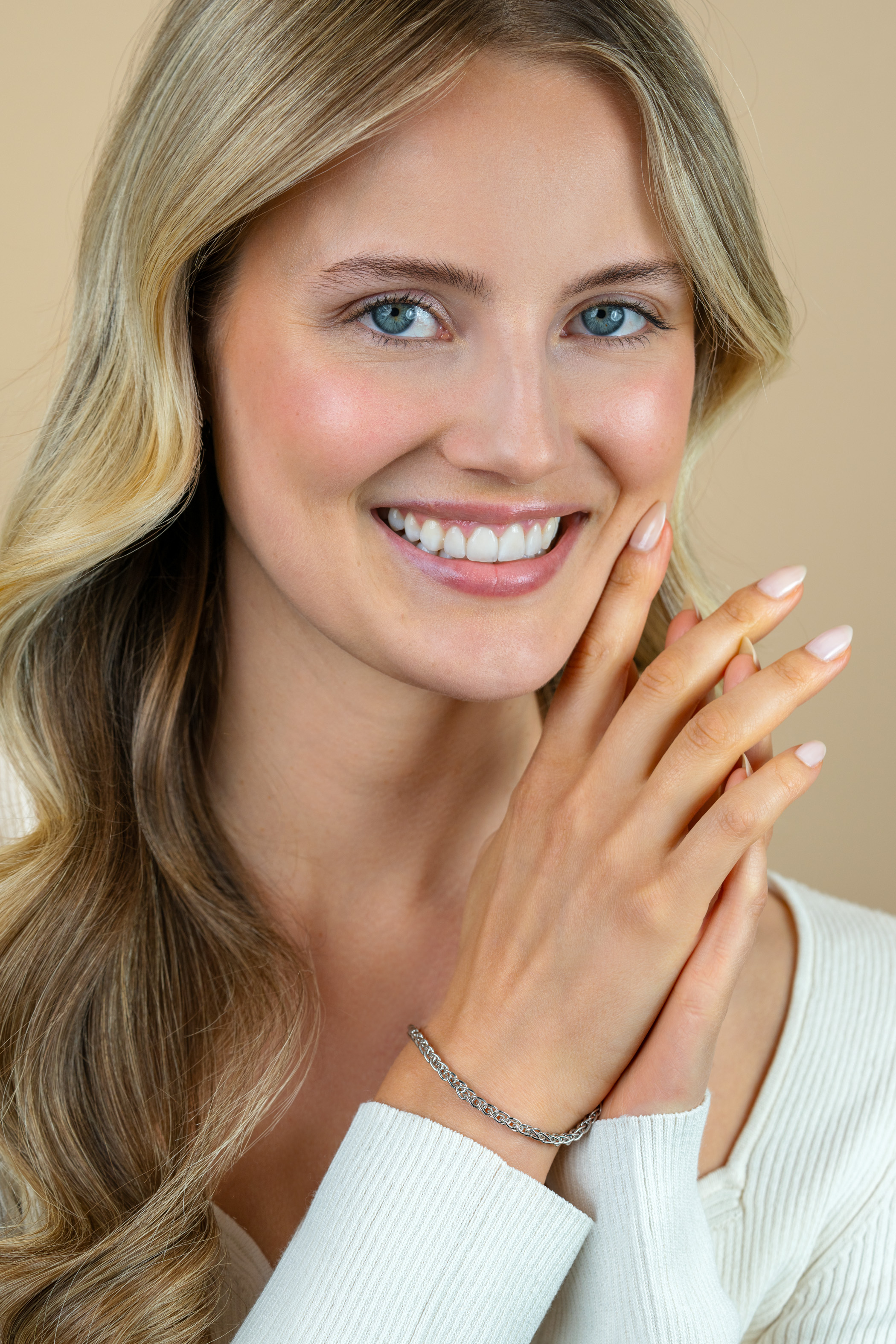 ZINZI Sterling Silver Wheat Chain Bracelet 3,5mm ZIA1260