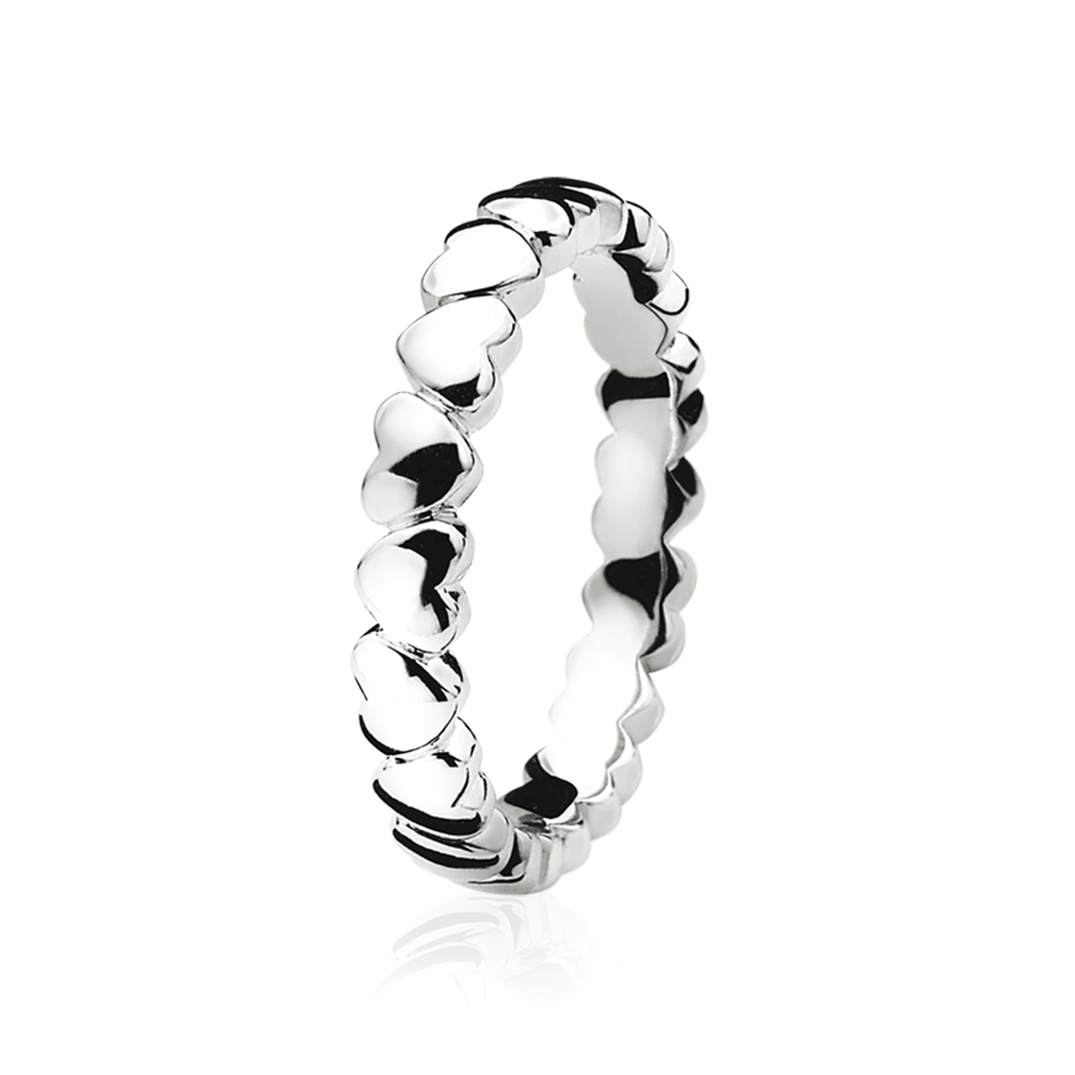 ZINZI Sterling Silver Ring Heart ZIR601