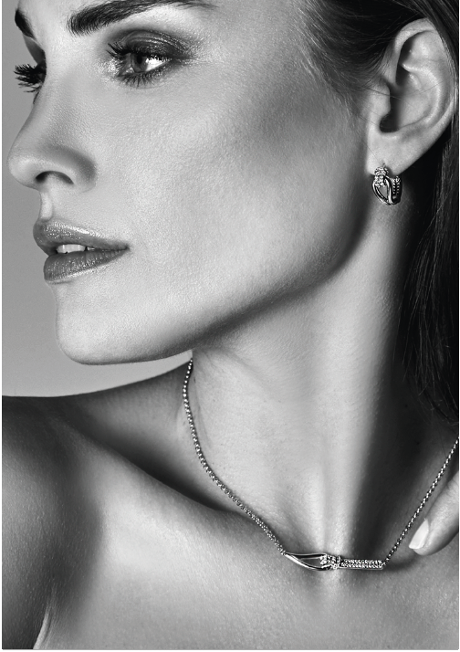 ZINZI Sterling Silver Earrings 18x8mm by Dutch Designer Mart Visser MVO19