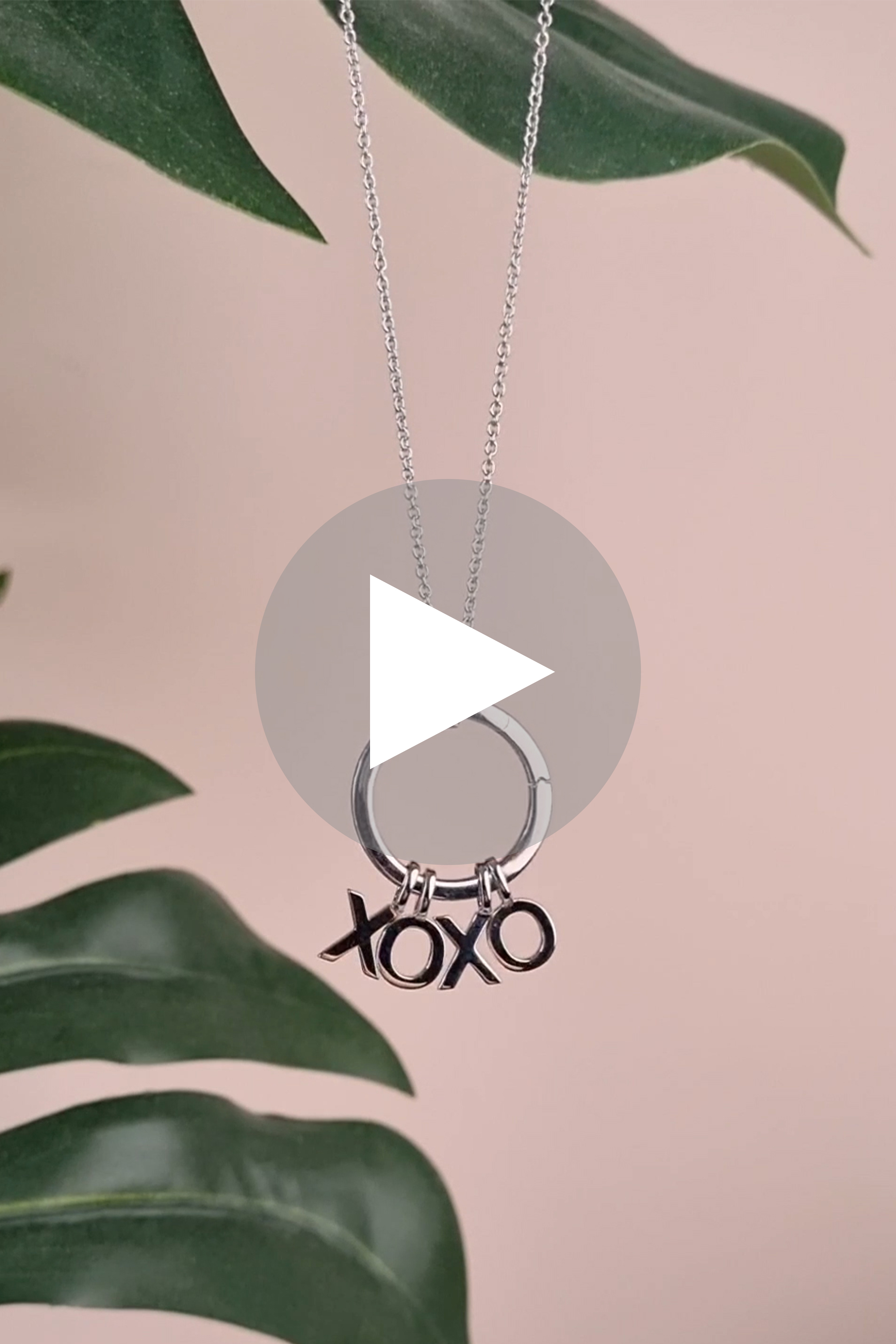 17mm ZINZI Sterling Silver Round Pendant White ZIH2060