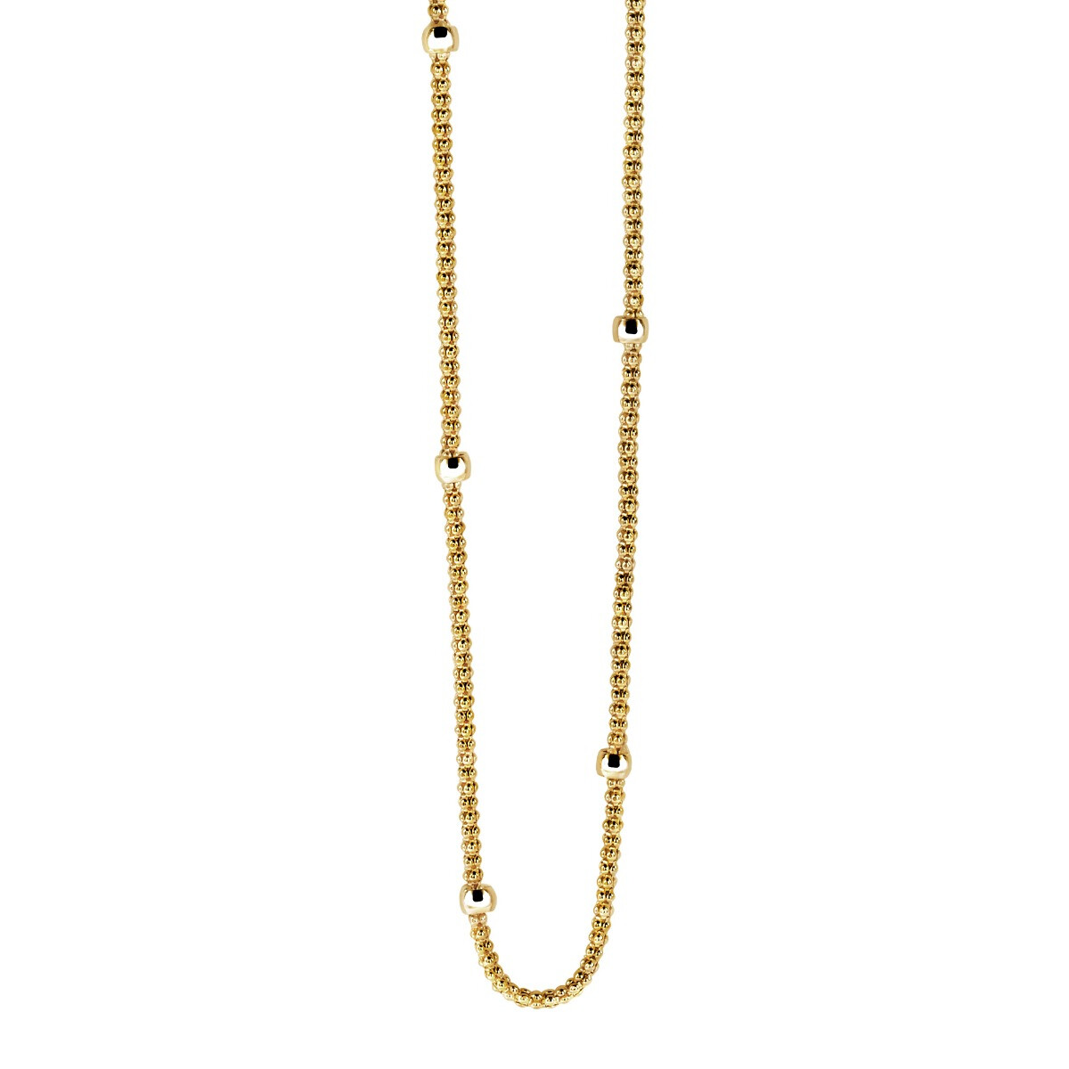 ZINZI Gold Plated Sterling Silver Fantasy Necklace 42-45cm ZIC1128G