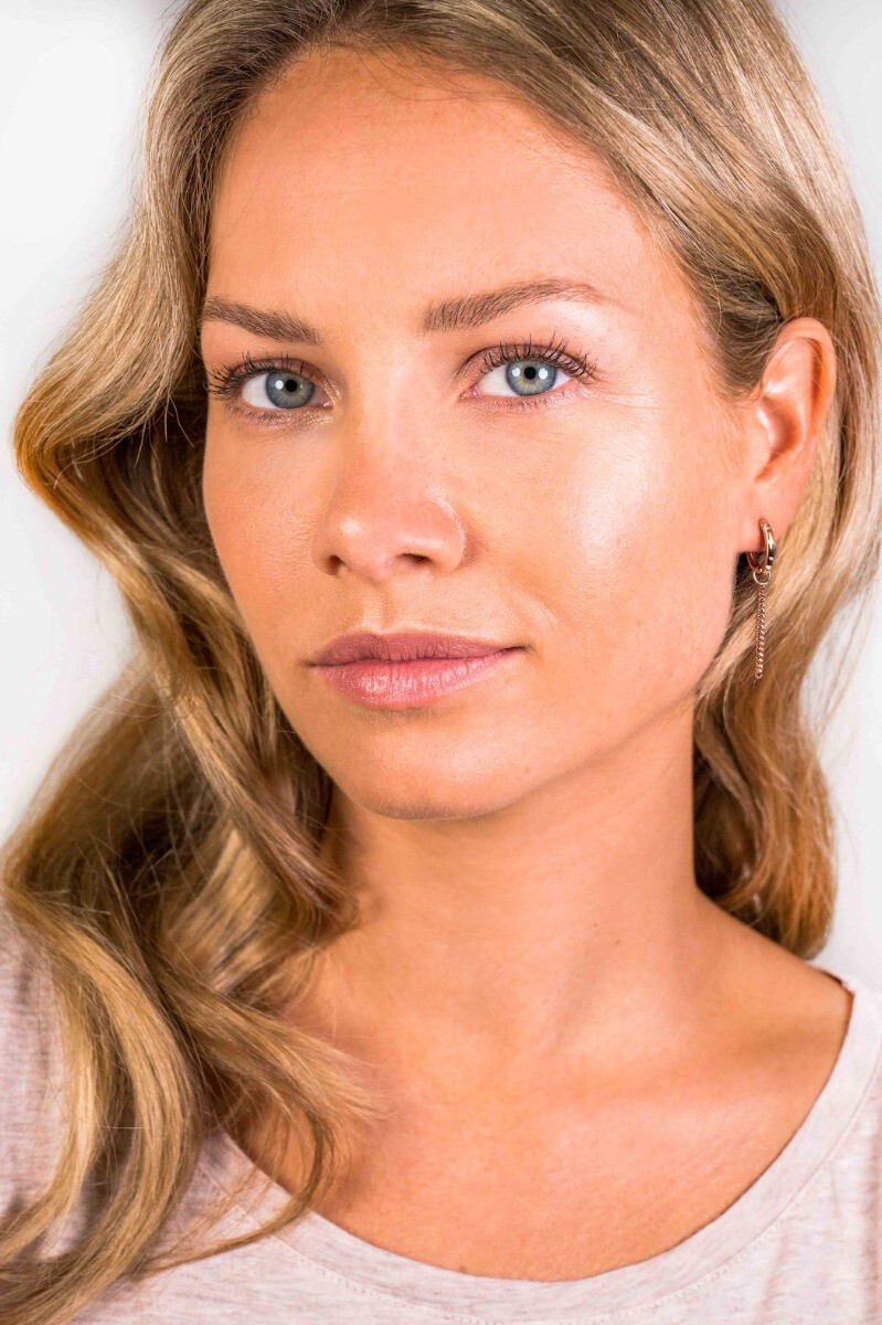 ZINZI Rose Plated Sterling Silver Earrings Pendants ZICH1694R (excl. hoop earrings)