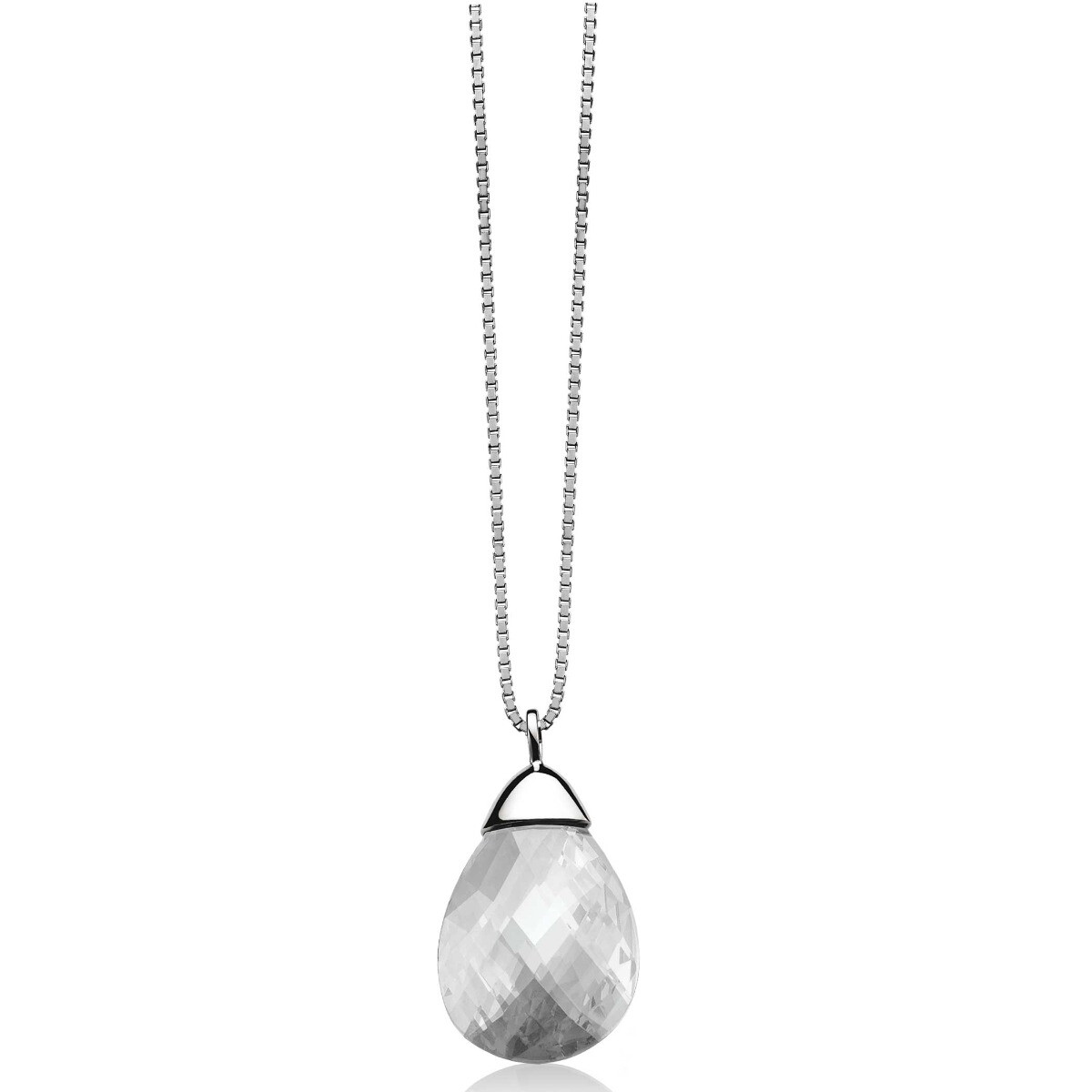 ZINZI Sterling Silver Pendant White ZIH555W