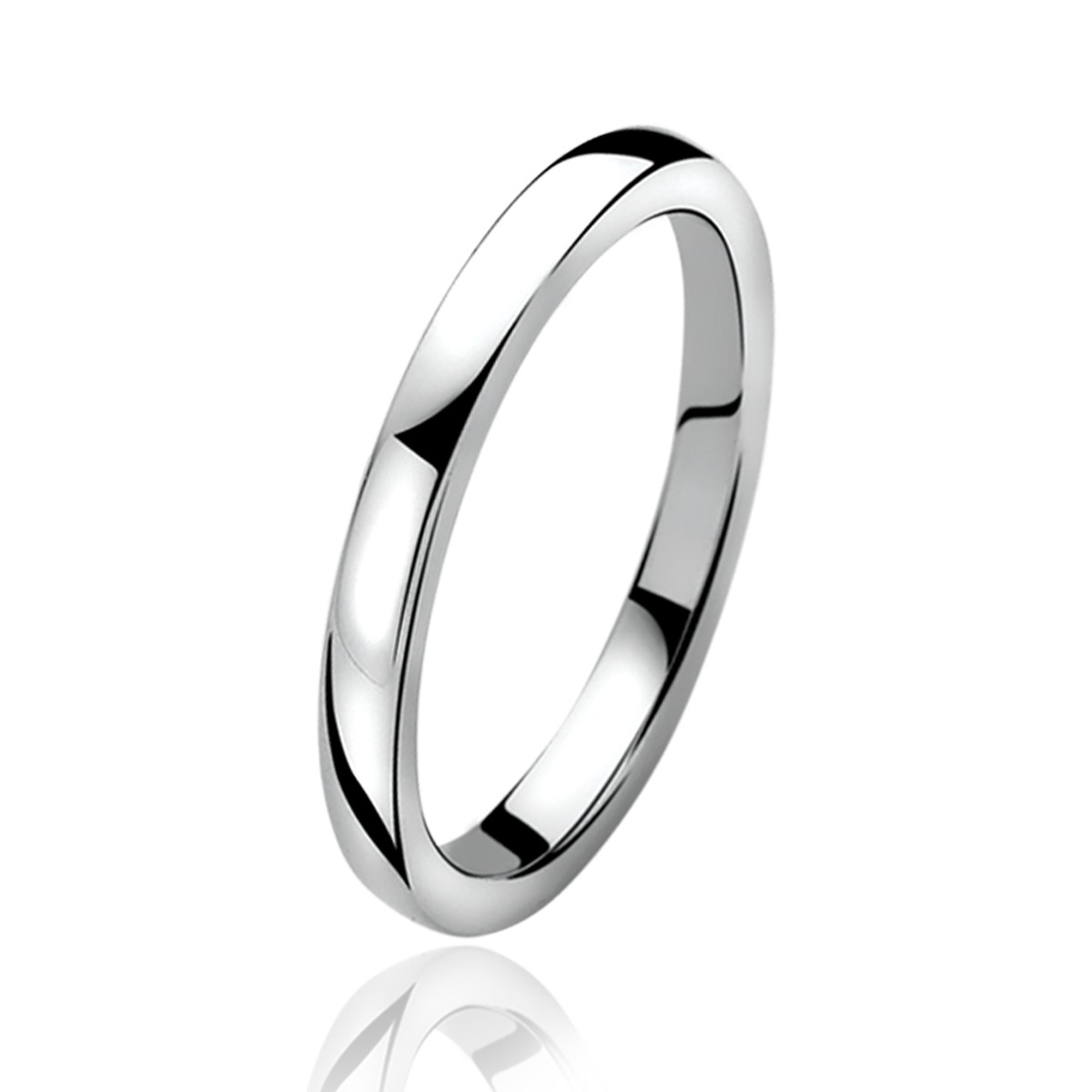 ZINZI Sterling Silver Ring Shiny 2mm ZIR828
