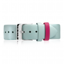 Aqua Blue Leather Band for ZINZI Watch RETBAND23