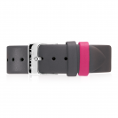 ZINZI Retro Grey Leather Strap 18mm RETBAND15