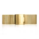 ZINZI Stainless Steel Mesh Strap Gold Colored 18mm RETBAND13