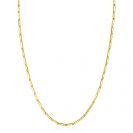 ZINZI 14K Gold Necklace Rectangular Bars Square Tube 2mm width 43cm ZGC452