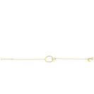 ZINZI GOLD armband verbonden 2 rondjes