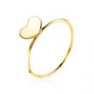 ZINZI 14K Gold Ring Heart ZGR214