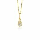 ZINZI GOLD hanger fantasie zirconia's
