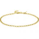 ZINZI 14K Gold Rolo Chain Bracelet 2,2mm width 18-20cm ZGA441