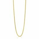 ZINZI 14K Gold Wheat Chain Necklace 1,5mm width 43cm ZGC307