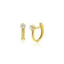 ZINZI GOLD klapcreolen ovaal met zirc.in chaton