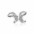 ZINZI Sterling Silver Stud Earrings White ZIO804