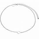 ZINZI Sterling Silver Choker 32+10cm Heart ZICHOK1459