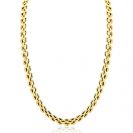 ZINZI zlv. collier gg.verg.rolex-style breed 8mm 43cm