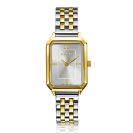 ZINZI Allure Watch 30mm Silver Colored Dial Gold Colored Case and Stainless Steel Bicolor Band ZIW2533