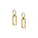 ZINZI Gold Plated Sterling Silver Earrings Pendants ZICH1692G (excl. hoop earrings)