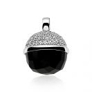 ZINZI Sterling Silver Pendant Black ZIH623Z