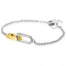 ZINZI zlv.armband bic.met verbonden schakels 1xzirc.
