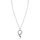 ZINZI zlv. collier met sierlijke hanger