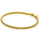 ZINZI zlv. armband gg.verg.fijne popcorn 3mm