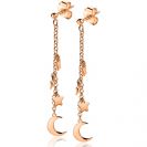58mm ZINZI Sterling Silver Stud Earrings with Trendy Stars and Moon ZIO1557R