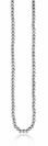 ZINZI Sterling Silver Beads Necklace width 4mm 45cm ZIC1010