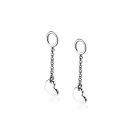 ZINZI Sterling Silver Earrings Pendants Heart ZICH1690 (excl. hoop earrings)