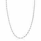 ZINZI silver necklace with sparkling twisted links 1.9mm wide 43-45cm ZIC2585
