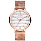 ZINZI Retro Watch with Grey-White Striped Dial ZIW420M