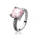 ZINZI Sterling Silver Ring Pink ZIR937R