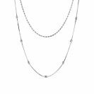 ZINZI Sterling Silver Multi-look Necklace 40-45cm ZIC1345