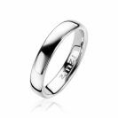 ZINZI Sterling Silver Stackable Ring Smooth Shiny 4mm ZIR1449