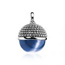 ZINZI Sterling Silver Sphere Pendant Blue ZIH792B