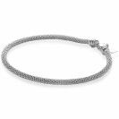 ZINZI zlv. armband fijne popcorn 3mm