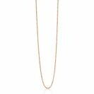 ZINZI Sterling Silver Anchor Necklace Rose Gold Plated ZILC-A42R