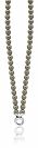 ZINZI Necklace with Olive Green Pearls 43cm ZIC401OG-S