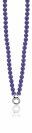 ZINZI Necklace Blue Pearls and Sterling Silver Clasp 45cm ZIC401BL-S
